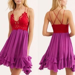 Free People Adella Slip Dress